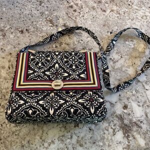 Vera Bradley Julia Purse Barcelona Crossbody Handbag Retired Vintage Floral